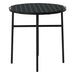 Set mobilier de grădină, 3 piese, negru, poliratan - WALTI WALTI