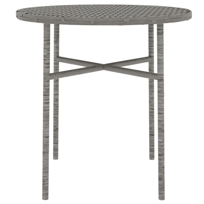 Set mobilier de grădină, 3 piese, gri, poliratan - WALTI WALTI