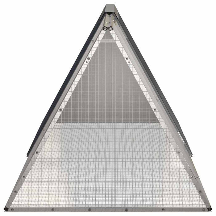 Cușcă pentru iepuri antracit 201,5x80,5x71 cm oțel galvanizat - WALTI WALTI