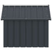 Casă pentru câini antracit 116,5x103x81,5 cm oțel galvanizat - WALTI WALTI