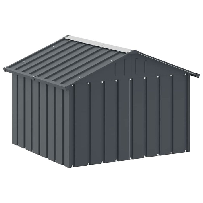 Casă pentru câini antracit 116,5x103x81,5 cm oțel galvanizat - WALTI WALTI