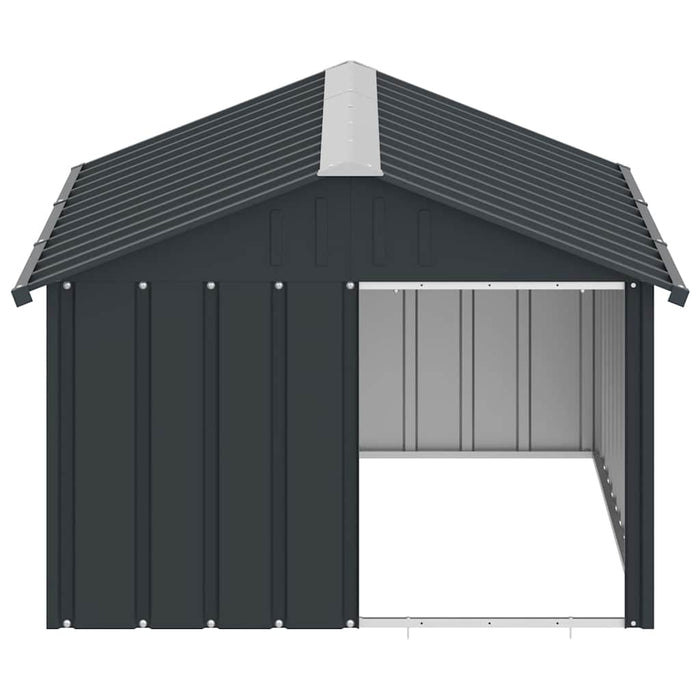 Casă pentru câini antracit 116,5x153x81,5 cm oțel galvanizat - WALTI WALTI