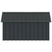 Casă pentru câini antracit 116,5x153x81,5 cm oțel galvanizat - WALTI WALTI