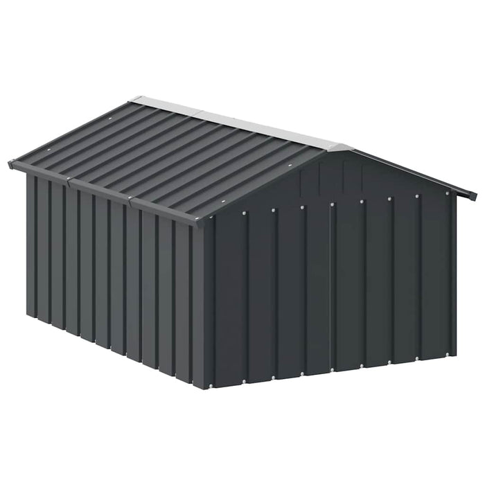 Casă pentru câini antracit 116,5x153x81,5 cm oțel galvanizat - WALTI WALTI