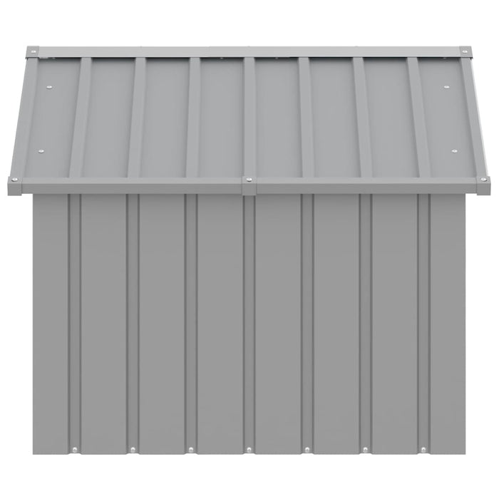 Casă pentru câini, gri, 116,5x103x81,5 cm, oțel galvanizat - WALTI WALTI
