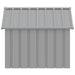 Casă pentru câini, gri, 116,5x103x81,5 cm, oțel galvanizat - WALTI WALTI