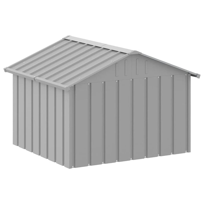 Casă pentru câini, gri, 116,5x103x81,5 cm, oțel galvanizat - WALTI WALTI