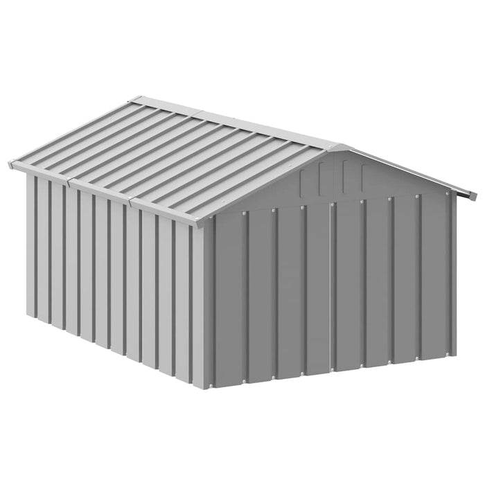 Casă pentru câini, gri, 116,5x153x81,5 cm, oțel galvanizat - WALTI WALTI