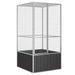 Colivie pentru păsări antracit 111x107x211,5 cm oțel galvanizat - WALTI WALTI