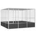 Colivie păsări antracit 302,5x324,5x211,5 cm cm oțel galvanizat - WALTI WALTI