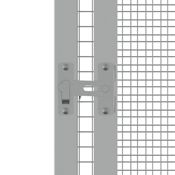 Colivie pentru păsări gri 111x107x211,5 cm oțel galvanizat - WALTI WALTI