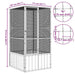 Colivie pentru păsări gri 111x107x211,5 cm oțel galvanizat - WALTI WALTI