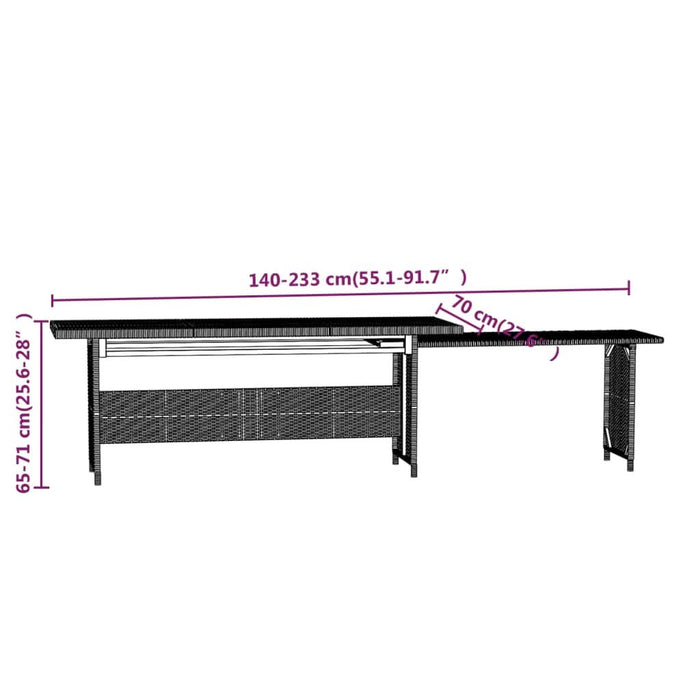 Set mobilier de grădină cu perne, 6 piese, gri, poliratan - WALTI WALTI