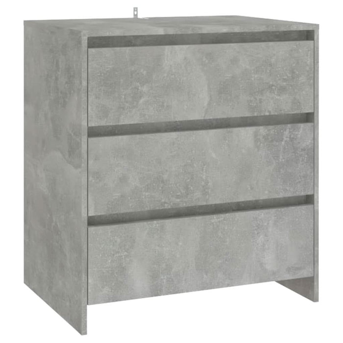 Servante, 2 piese, gri beton, lemn prelucrat - WALTI WALTI