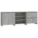 Servante, 3 piese, gri beton, lemn prelucrat - WALTI WALTI