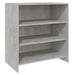 Servante, 3 piese, gri beton, lemn prelucrat - WALTI WALTI