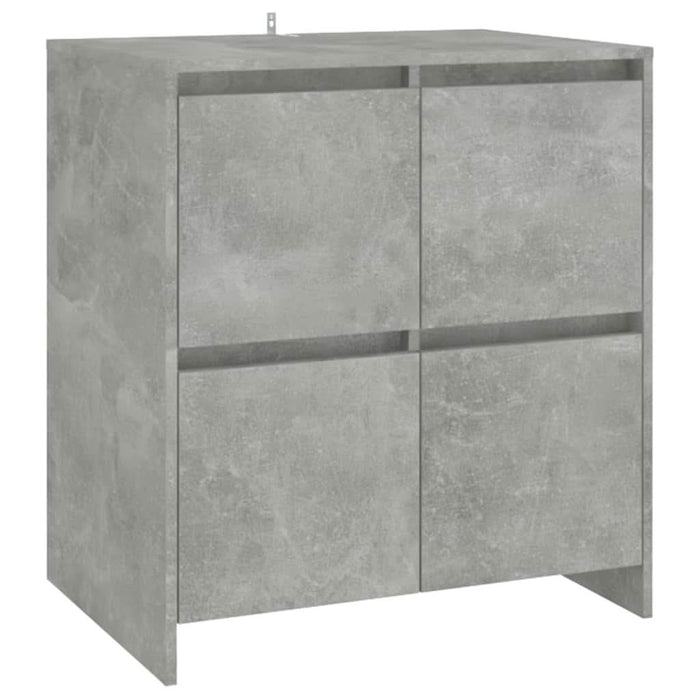 Servante, 3 piese, gri beton, lemn prelucrat - WALTI WALTI