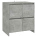 Servante, 3 piese, gri beton, lemn prelucrat - WALTI WALTI