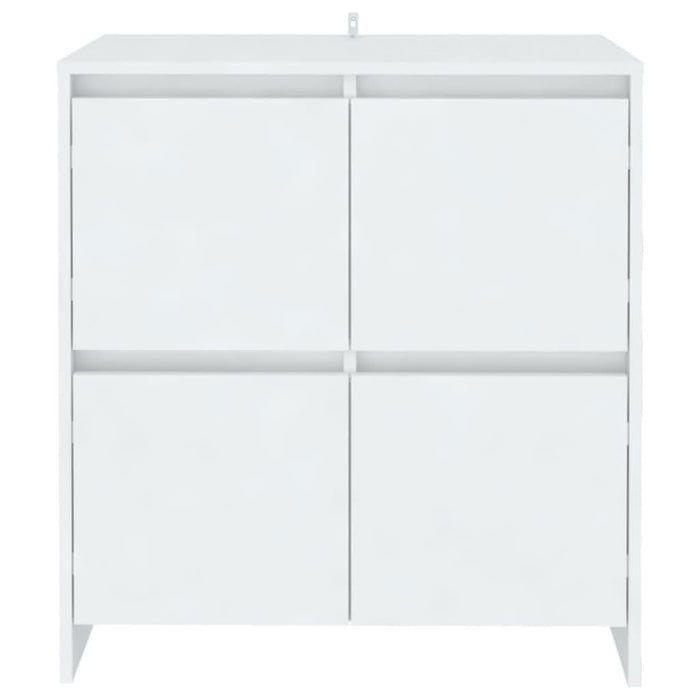 Servante, 2 buc., alb, 70x41x75 cm, lemn prelucrat - WALTI WALTI