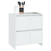 Servante, 2 buc., alb, 70x41x75 cm, lemn prelucrat - WALTI WALTI