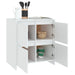Servante, 2 buc., alb, 70x41x75 cm, lemn prelucrat - WALTI WALTI