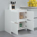 Servante, 2 buc., alb, 70x41x75 cm, lemn prelucrat - WALTI WALTI