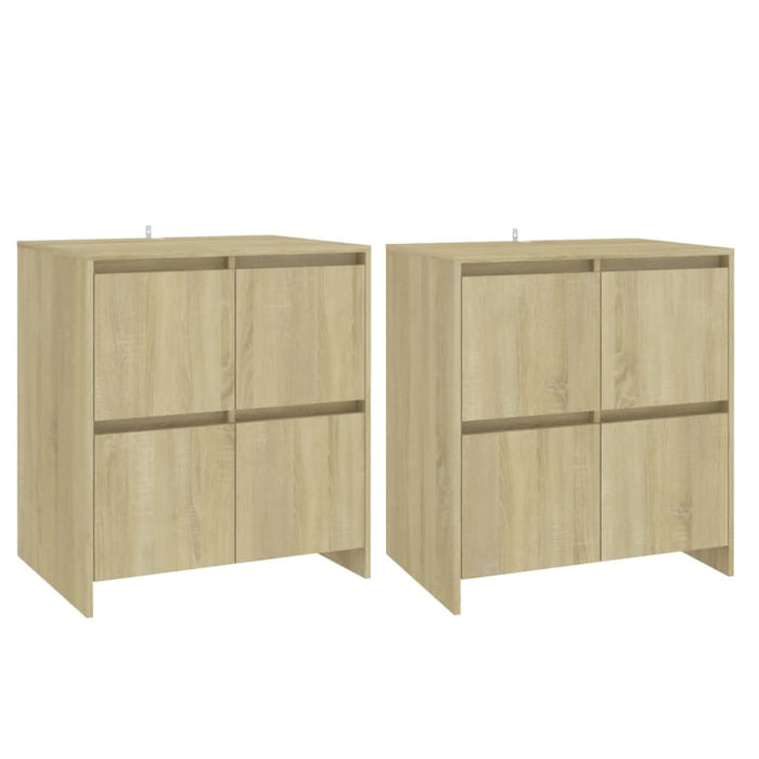 Servante, 2 buc., stejar sonoma, 70x41x75 cm, lemn prelucrat - WALTI WALTI