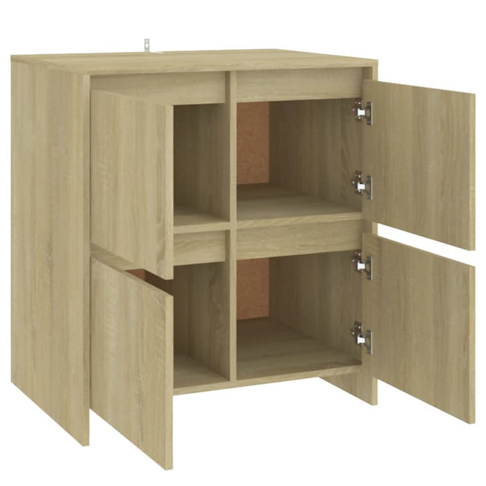 Servante, 2 buc., stejar sonoma, 70x41x75 cm, lemn prelucrat - WALTI WALTI