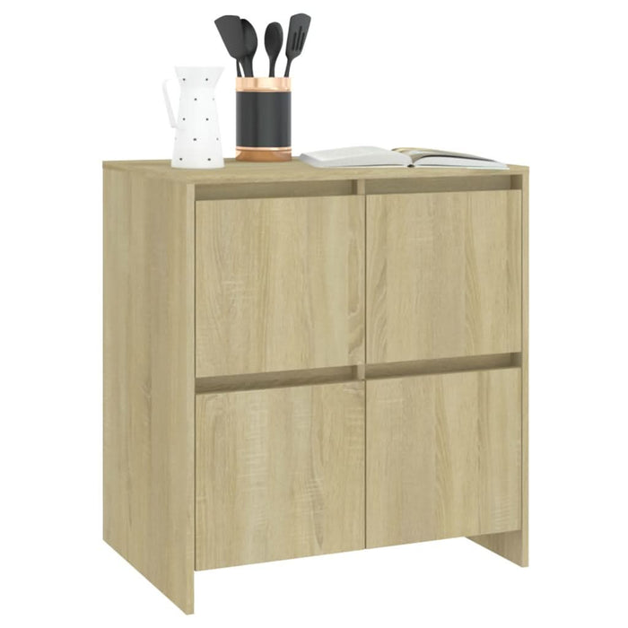 Servante, 2 buc., stejar sonoma, 70x41x75 cm, lemn prelucrat - WALTI WALTI