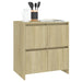 Servante, 2 buc., stejar sonoma, 70x41x75 cm, lemn prelucrat - WALTI WALTI