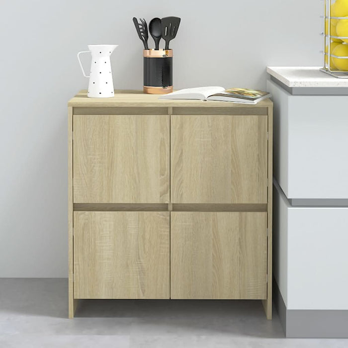 Servante, 2 buc., stejar sonoma, 70x41x75 cm, lemn prelucrat - WALTI WALTI