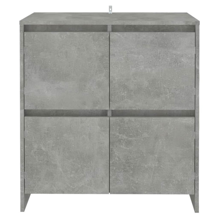 Servante, 2 buc., gri beton, 70x41x75 cm, lemn prelucrat - WALTI WALTI
