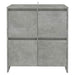Servante, 2 buc., gri beton, 70x41x75 cm, lemn prelucrat - WALTI WALTI