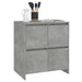 Servante, 2 buc., gri beton, 70x41x75 cm, lemn prelucrat - WALTI WALTI