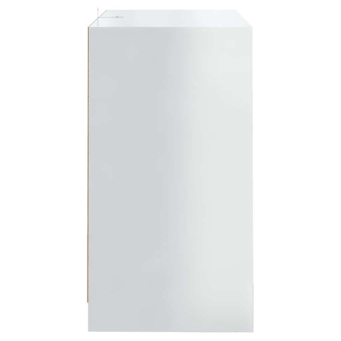 Servante, 2 buc., alb extralucios, 70x41x75 cm, lemn prelucrat WALTI