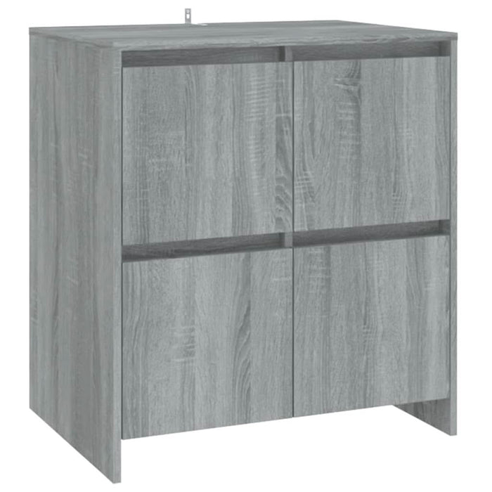 Servante, 2 buc, stejar sonoma gri, 70x41x75 cm, lemn prelucrat - WALTI WALTI