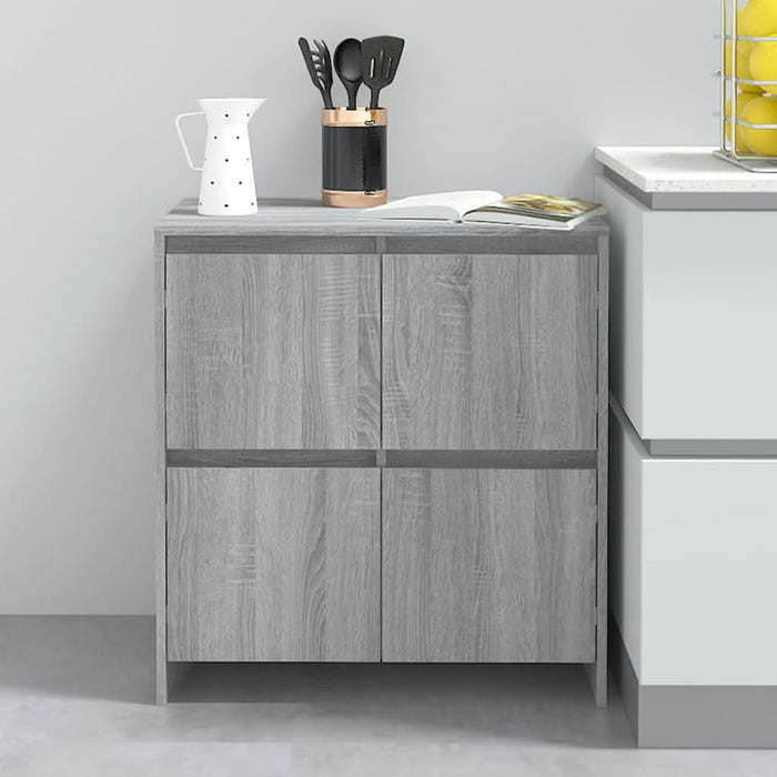 Servante, 2 buc, stejar sonoma gri, 70x41x75 cm, lemn prelucrat - WALTI WALTI