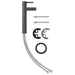 Chiuvetă baie, robinet&scurgere tip push, negru, sticlă călită - WALTI WALTI