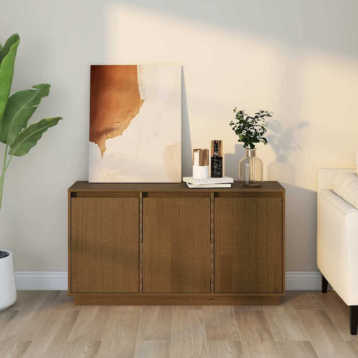 Servantă, maro miere, 111x34x60 cm, lemn masiv de pin WALTI