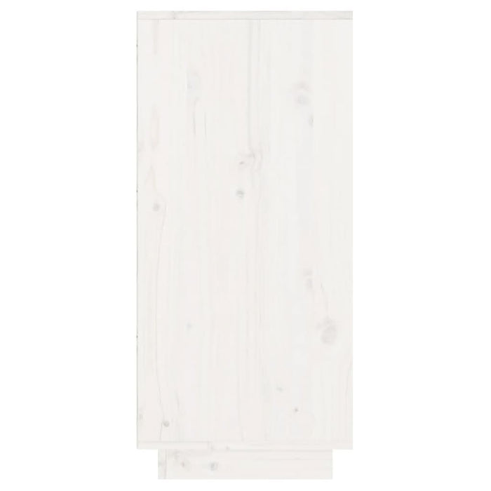 Dulap consolă, alb, 60x34x75 cm, lemn masiv de pin - WALTI WALTI