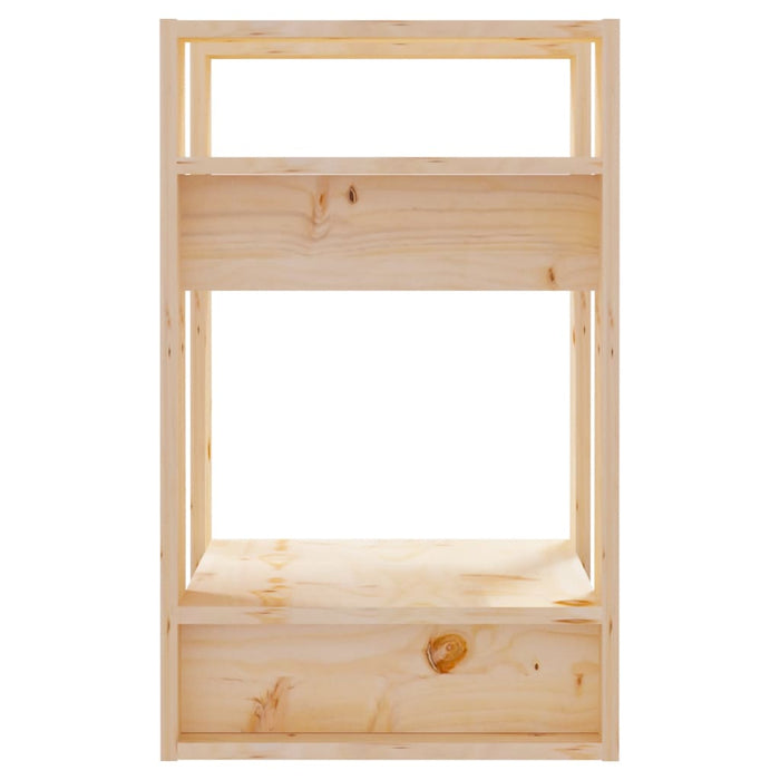 Bibliotecă/Separator cameră, 41x35x57 cm, lemn masiv de pin - WALTI WALTI