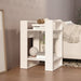 Bibliotecă/Separator cameră, alb, 41x35x57 cm, lemn masiv pin - WALTI WALTI