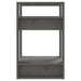 Bibliotecă/Separator cameră, gri, 41x35x57 cm, lemn masiv pin - WALTI WALTI