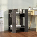 Bibliotecă/Separator cameră, gri, 41x35x57 cm, lemn masiv pin - WALTI WALTI