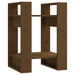 Bibliotecă/Separator cameră, maro miere, 41x35x57 cm lemn pin - WALTI WALTI