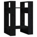 Bibliotecă/Separator cameră negru 41x35x57 cm lemn masiv pin - WALTI WALTI