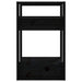 Bibliotecă/Separator cameră negru 41x35x57 cm lemn masiv pin - WALTI WALTI