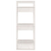 Bibliotecă/Separator cameră, alb, 41x35x91 cm, lemn masiv pin - WALTI WALTI