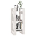 Bibliotecă/Separator cameră, alb, 41x35x91 cm, lemn masiv pin - WALTI WALTI