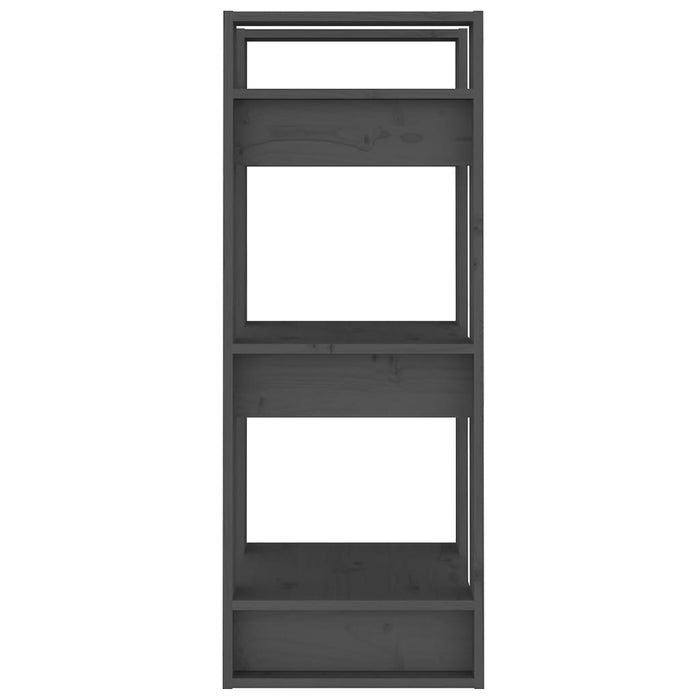 Bibliotecă/Separator cameră, gri, 41x35x91 cm, lemn masiv pin - WALTI WALTI